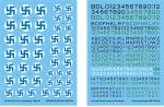 48073 - Fińskie swastyki, litery i cyfry, 1934-44